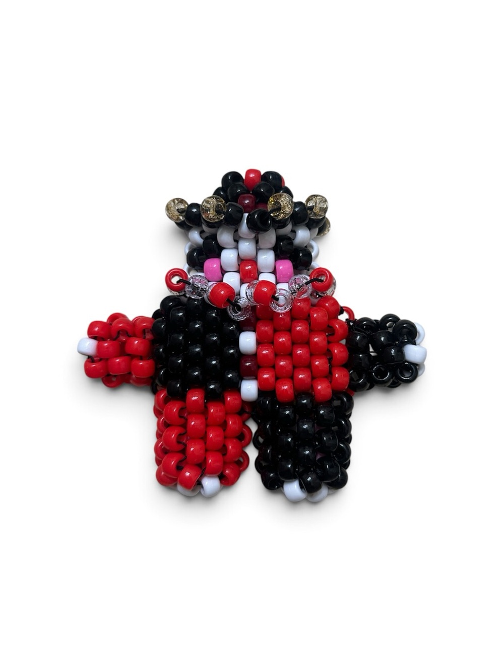 Handmade Beaded Kandi Clown